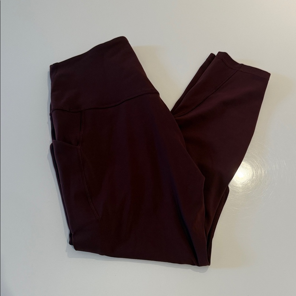lululemon athletica Burgundy Leggings